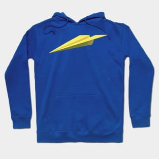 The yellow paper plane Hoodie